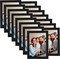 5x7 Picture Frame Set of 15, Black Wooden Photo Frames Bulk Pack, Engineered MDF Wood Frames for Wall & Tabletop Display, Shatter-Resistant Plexiglass Gallery Wall Frame Set for Home & Office Decor